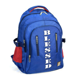 Blue Designer BLESSED Backpack kids & adult